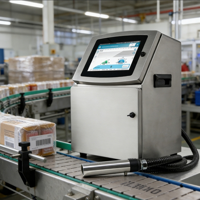 Trending Deals CIJ Continuous Date Coding Machine DOCOD V2000 Series Small Character Inkjet Printer for Cable Industry
