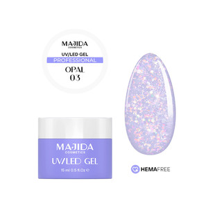 Gel Opal 03 Builder Gel 50ml For <b>Nail</b> Art <b>Extension</b> - Product Image 2