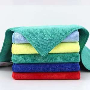 プレミアム40*40 300gsmマイクロファイバーワープニットクリーニングタオル40x40 cmクイックドライ車用詳細皿クリーニング布 - Product Image 3