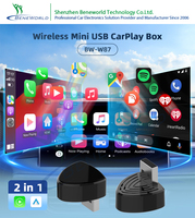 Adaptador OEM Carplay/Android Auto de Conexión Rápida, Mini Dongle USB CarPlay para Autos, Conexión Estable de CarPlay con Cable a Inalámbrico