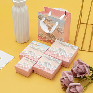 Cajas de Cartón Rectangulares Impresas y Personalizables con Laminado Mate Reciclable para Collares y Pulseras, Cajas de Papel para Embalaje de Regalos - Product Image 2