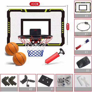 Planche de basket <span class=keywords><strong>Dunk</strong></span> à notation transparente pour enfants support de basket-ball de tir intérieur suspendu sans poinçon - Product Image 5