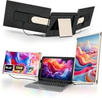 Écran d'extension portable pour ordinateur portable 15,6 pouces FHD IPS, triple moniteur détachable compatible avec Windows, Mac, Chrome, Switch et PS