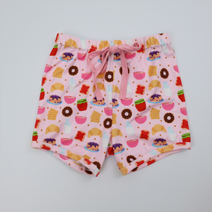 Qingli OEM Custom fabbrica ragazze bretelle Set corto con conchiglia e conchiglia stampa in fibra di bambù per ragazzi - Product Image 6