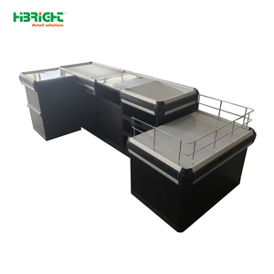 Diseño Moderno de Mostrador de Caja para Minoristas, Material de Acero al por Mayor para Uso en Supermercados - Product Image 2