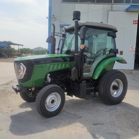 Tracteur à roues 4x4 de 100 CV avec moteur Yunnei pour le travail du riz et des terres agricoles