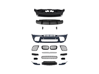 Kit carrosserie style MT pour BMW X6 E71 2007-2014, look M-Tech, ensemble de pare-chocs sport, matériau PP, pare-chocs avant et arrière avec diffuseur