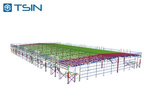 Duurzaam ISO9001-gecertificeerd, snelle installatie, windbestendigheid tot 120 km/u, industrieel design, voor opslag, werkplaats, boerderij - Product Image 5