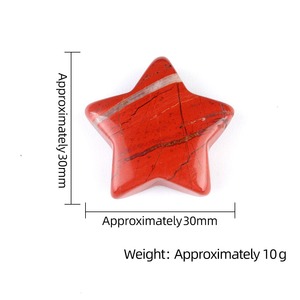 <span class=keywords><strong>Estrella</strong></span> tallada en cristal agujero libre 30mm <span class=keywords><strong>estrella</strong></span> de cinco puntas cristal Natural ágata piedra <span class=keywords><strong>estrella</strong></span> para decoración regalo DIY accesorios de joyería - Product Image 5