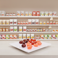 Bonbons gélifiés aux saveurs de fruits variés en gros, OEM ODM, marque privée, bonbons moelleux, halal, disponibles pour les supermarchés et les confiseries