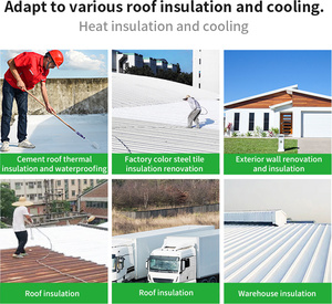 Pintura Líquida de Aislamiento Térmico DEQI, <span class=keywords><strong>Impermeabilizante</strong></span> para Techos, Paredes Exteriores de Concreto, Revestimiento Impermeable con Aislamiento Térmico - Product Image 5