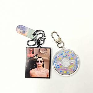 Cute Colored Making Machine Epoxy Glitter Acrylic Key Chain Promotional Cute <b>Anime</b> Acrylic <b>Keychain</b> - Product Image 4