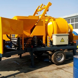 Mezcladora de Concreto Móvil Pequeña con Bomba, Nueva Mezcladora de Concreto Todo en Uno Tipo <span class=keywords><strong>Remolque</strong></span>, Fabricada en China - Product Image 4
