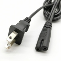 Câble d'alimentation CA avec verrouillage, norme américaine, prise à 3 broches Nema 5-15P vers IEC 320 C13, câble 16AWG