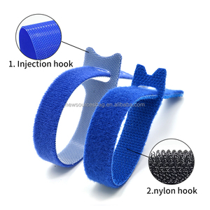 <span class=keywords><strong>Double</strong></span> Side tùy chỉnh velcroes quan hệ cáp tổ chức móc và vòng lặp trở lại để trở lại Băng Cáp tiereusable Cáp Tie xuống dây đai - Product Image 6