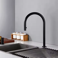 Robinet de cuisine moderne à double trou, mitigeur invisible extractible, séparation eau chaude et froide, robinet à vanne unique pour hôtels