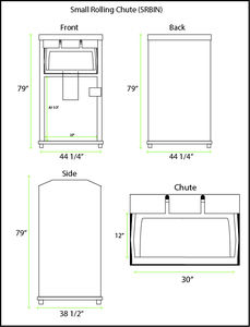 Cajas de acero galvanizado duraderas para donar ropa utilizadas como contenedores para recoger ropa y libros - Product Image 5