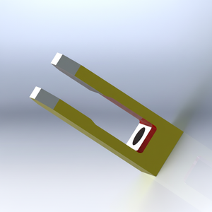 Fourche à étrier en acier au carbone Yogi Engineering Modèle Clevis 01 - Product Image 1