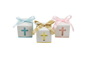 Caja <span class=keywords><strong>de</strong></span> Papel para Dulces con Diseño <span class=keywords><strong>de</strong></span> Cruz Temática <span class=keywords><strong>de</strong></span> Bautismo con Cinta, Caja <span class=keywords><strong>de</strong></span> Regalo para Primera Comunión, Paquete <span class=keywords><strong>de</strong></span> Regalo para Bautizo, Baby Shower - Product Image 4