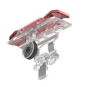 E9 <span class=keywords><strong>Mobile</strong></span> <span class=keywords><strong>Phone</strong></span> Shooter <span class=keywords><strong>Controller</strong></span> Trigger Game Mount Suporte Clip Grip Stand Botão De Fogo Apontar Chave L1R1 Joysticks Gamepad Trigger - Product Image 2