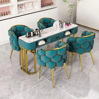 Offre Spéciale Nouveau Style Ensemble Table et Chaise de Manucure Multi-fonctions pour Salon de Beauté