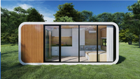 Maison préfabriquée modulaire moderne en mousse intégrale avec salle de bain et cuisine, prête à l'emploi, maison préfabriquée portable