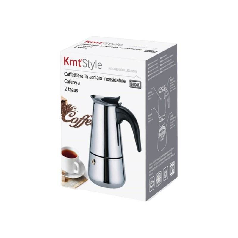 *OUTLET* Stainless Steel Coffee Maker 6 Cups 20cm High - Home & Garden / Household Items