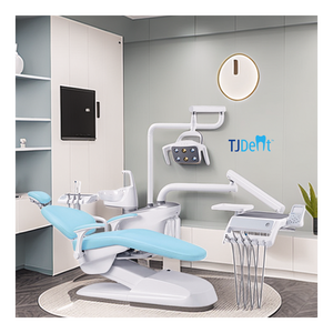CE High Class Imported Leather Cushion <strong>German</strong> Grade Black and Sliver Disinfection <strong>Dental</strong> Chair <strong>Unit</strong> - Product Image 6