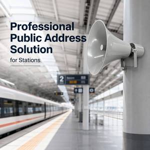 Altoparlante a tromba in lega di alluminio, supporto IP personalizzato per trasmissioni, impermeabile, per campus, parchi, stazioni, aeroporti - Product Image 6