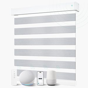 Stores à enroulement électriques motorisés intelligents et élégants, coupe-vent, automatiques, intégrés <span class=keywords><strong>pour</strong></span> fenêtres françaises - Product Image 1