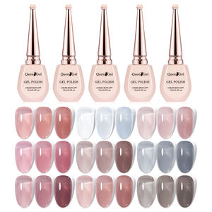 निः शुल्क नमूने जेली नग्न 18 रंग जेल पॉलिश निजी लेबल को यूवी जेल नाखून पॉलिश - Product Image 2