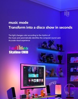 Skydimo Color Music Game Sync 24 "Pantalla Gaming Amosphere ambiente Smart TV Monitor LED tira retroiluminación luz para pantalla de ordenador