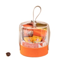 Boîte ronde en acrylique transparente, petit sac à main pour femmes, pochette de soirée, sac à main, étui cadeau de fête