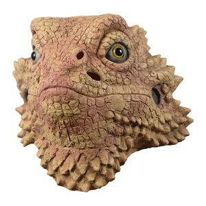 Eidechsen <span class=keywords><strong>maske</strong></span> Nette realistische Latex-Tier haube Halloween-Kostüm party Lustige Kopf bedeckung - Product Image 3