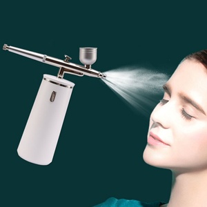 Pistola pulverizadora portátil inalámbrica para uso doméstico, máquina de aerógrafo para eliminación de arrugas y pintura facial con oxígeno. - Product Image 4