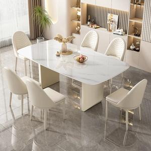 Mesa <span class=keywords><strong>de</strong></span> Comedor <span class=keywords><strong>de</strong></span> Diseño Italiano <span class=keywords><strong>de</strong></span> Lujo con Cubierta <span class=keywords><strong>de</strong></span> Piedra Sinterizada <span class=keywords><strong>Pandora</strong></span> Art y Base <span class=keywords><strong>de</strong></span> Panel Crema para Proyectos <span class=keywords><strong>de</strong></span> Mobiliario <span class=keywords><strong>de</strong></span> Villas. - Product Image 3