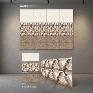 Carreaux muraux en céramique numérique 3D modernes Vistaar 300x600 mm, antidérapants, résistants aux acides, design pour murs intérieurs - Product Image 3