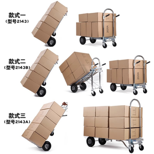 Langlebiger 450kg Aluminium legierung Faltbarer Handwagen Cabrio <span class=keywords><strong>Hand</strong></span> Dolly Utility Cart für die Lager logistik - Product Image 6