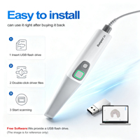 Scanner intra-oral Runyes 3DS V5 Pro, profondeur de scan de 25 mm, scan IA haute précision 10μm, orthodontie, implantologie, avec logiciel gratuit