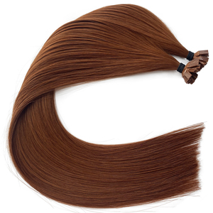 Extensions de cheveux humains vierges à 100 %, à pointe plate invisible, prix d'usine, avec cuticules alignées, double trame, pointes plates # 30 couleurs - Product Image 3