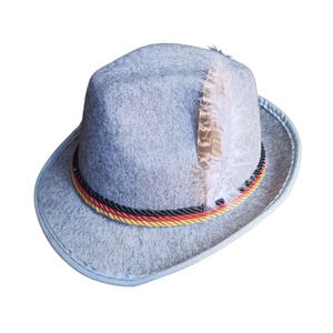 Spot articoli <span class=keywords><strong>100</strong></span>% maglione in feltro di lana morbido con decorazione di piume cappello Festival della birra tedesca Casual scena della spiaggia all'aperto - Product Image 2