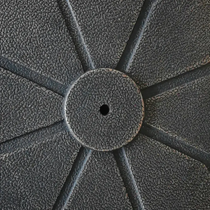 Base de <span class=keywords><strong>parasol</strong></span> <span class=keywords><strong>déporté</strong></span> de plage 12 kg en fer et plastique, 2 pièces - Product Image 2