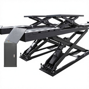 Elevador Hidráulico de Tijera para Autos HOWANN de 4000 kg para Instalar en el Suelo con 10 Años de Garantía - Product Image 1