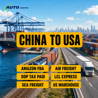 Transitaire maritime de Shenzhen Chine vers les États-Unis Agent d'expédition LCL porte-à-porte Chine vers États-Unis