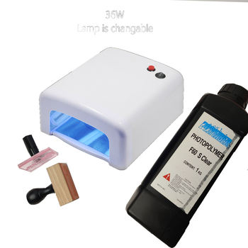 Water Wash Flexo Photo Polymer Plate Making Machine 36W Mini UV Polymer Stamp Machine