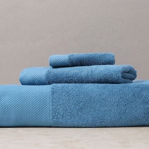 Ensemble de serviettes de bain de luxe pour hôtel et spa, 100% coton, motif écossais brodé, logo personnalisé, rose - Product Image 3