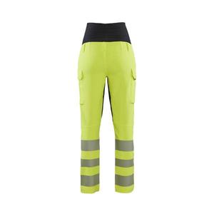 Blaklader-710016423399XXL ผู้หญิง Hi-Vis 4-Way กางเกงคลอดบุตรสีเหลือง/สีดำ-7330509874752ชุดทำงาน HI-VIS - Product Image 2