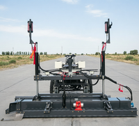 Machine de nivellement laser haute performance avec réservoir de carburant de 140 L pour la construction de dalles routières sur de longues périodes