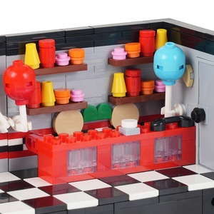 MOC1281 Palco di Mezzanotte della Pizzeria FNAF Senza Action Figure Set di Mattoncini da Costruzione Figure Giocattoli per Amici 5 Notti da <span class=keywords><strong>Freddy</strong></span> - Product Image 4