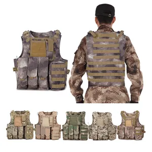 Camouflage Training Groen Proof Vest Body Slick Operation Bandolier Multicam Tactische Plaat Drager Jachtvest